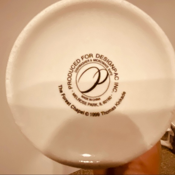 THOMAS KINKADE Lot of 4 Christmas Coffee Mugs EUC 1992-2003 - Picture 5 of 16